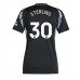 Arsenal Raheem Sterling #30 Borte Drakt Dame 2024-25 Kortermet